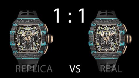 richard mille replica vs real